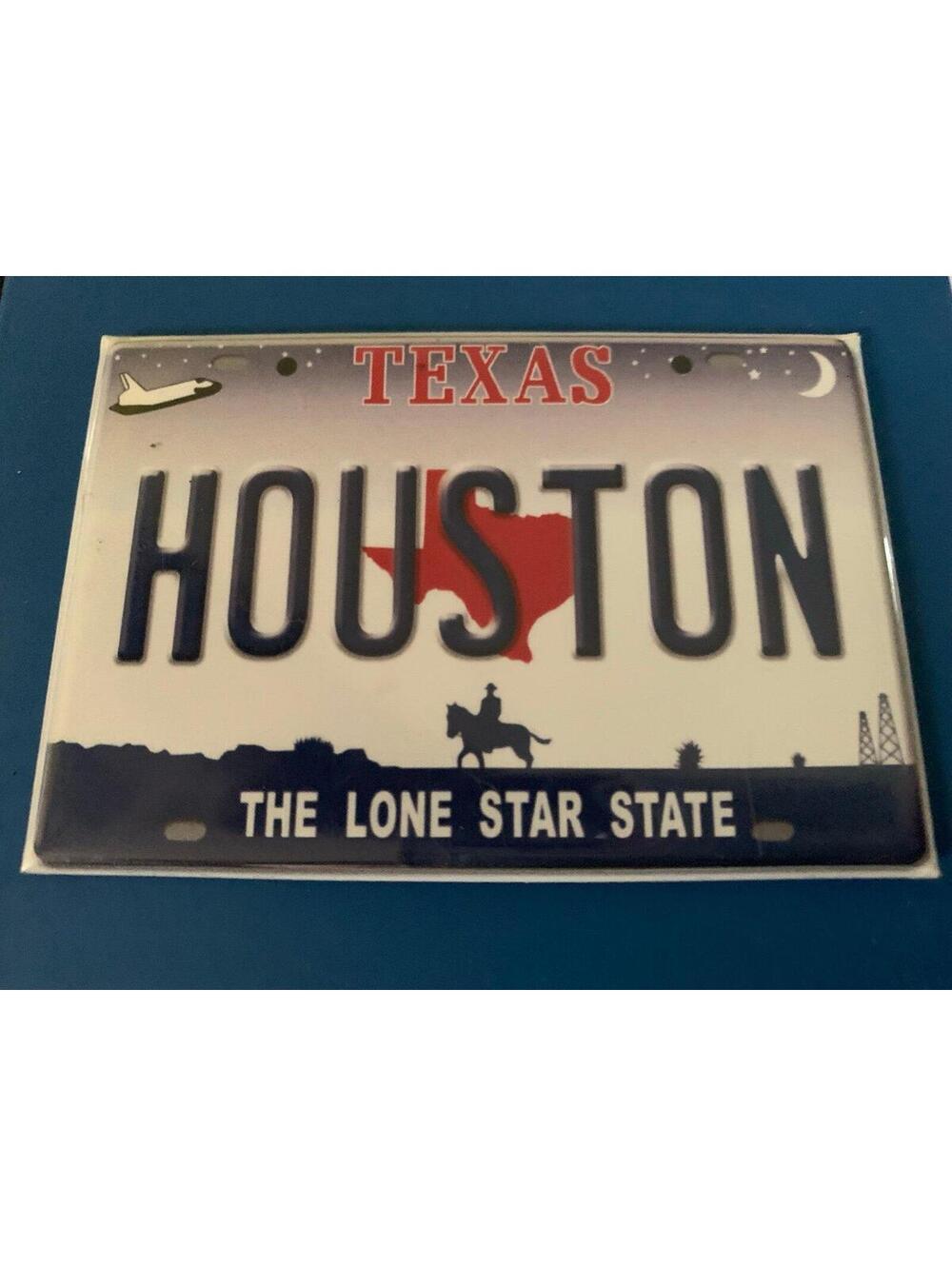 Texas License Plate Fridge Magnet​